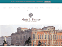 Tablet Screenshot of mariebetteley.com